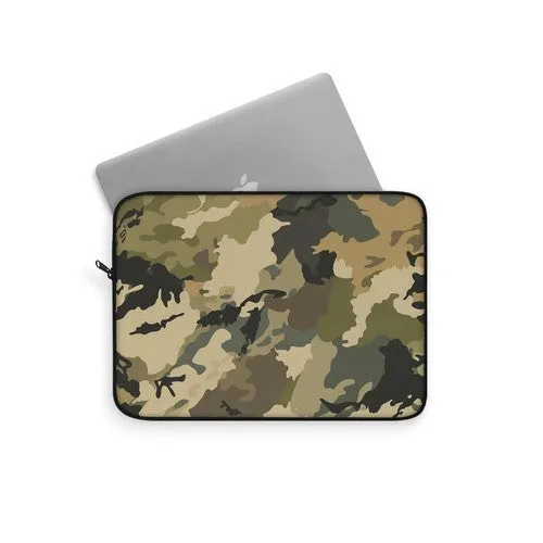 Laptop Sleeve: Army Camo I