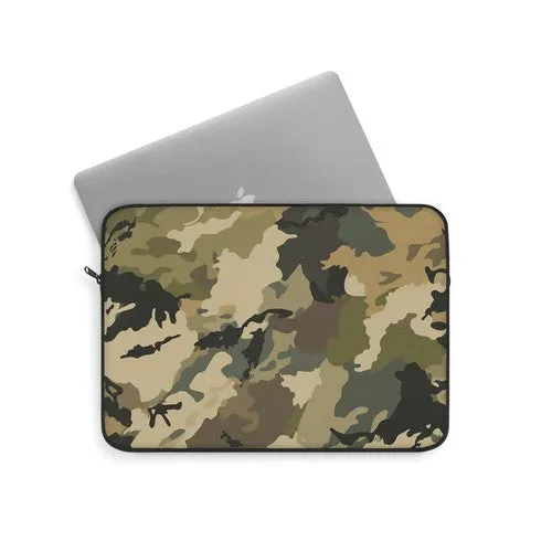 Laptop Sleeve: Army Camo I