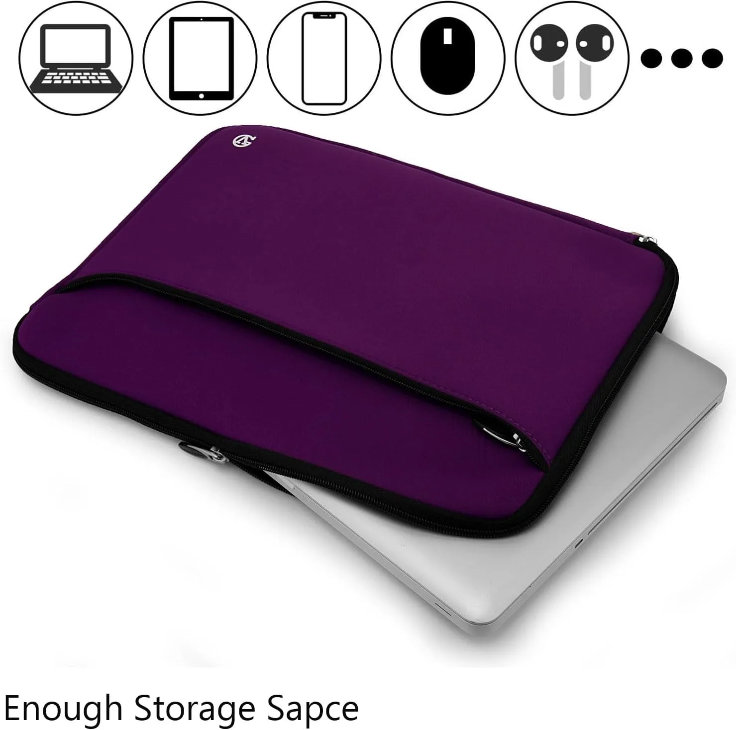 Laptop Sleeve Case 14 Inch for MacBook Pro 14, for Inspiron13/ Latitude 14, Spectre x360
