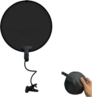 Laptop Sun Shade for Working Outside Adjustable Laptop Sunshade with Flexible Stand, Storage Bag