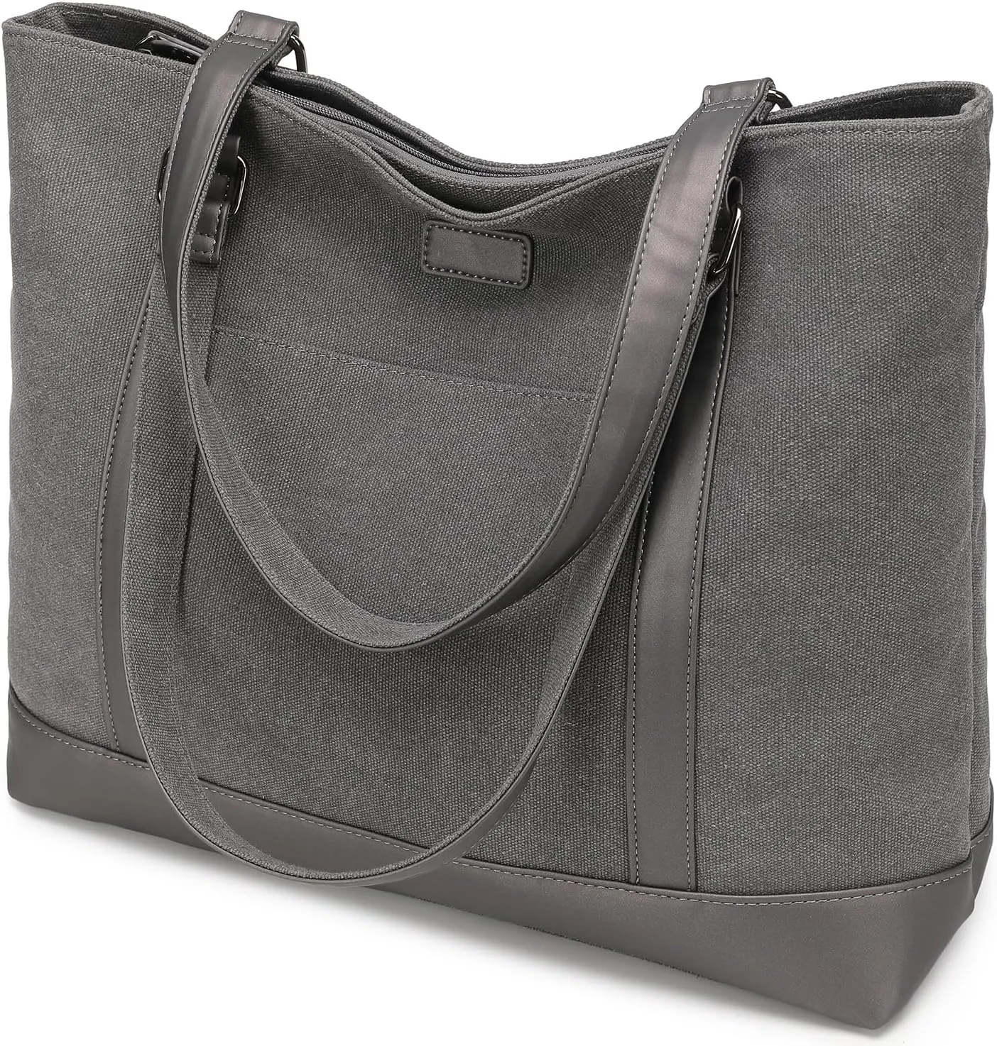 Large Tote Bags for Women 15.6 Inch Laptop Bag Lightweight Canvas Professional Work Briefcase