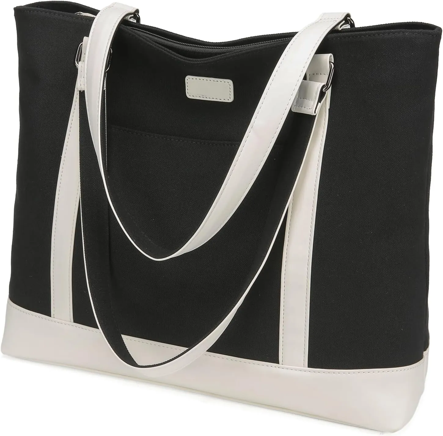Large Tote Bags for Women 15.6 Inch Laptop Bag Lightweight Canvas Professional Work Briefcase