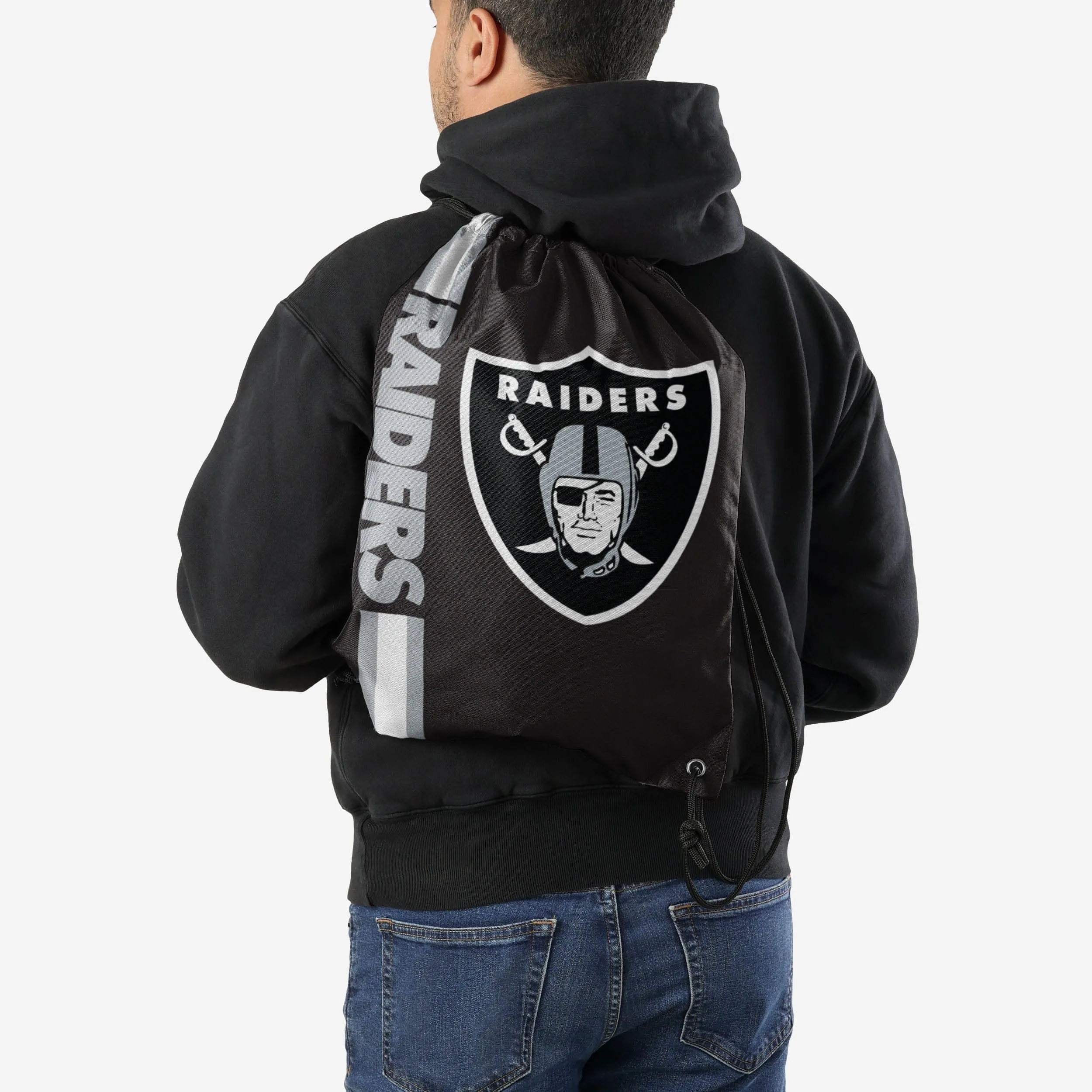 Las Vegas Raiders Big Logo Drawstring Backpack
