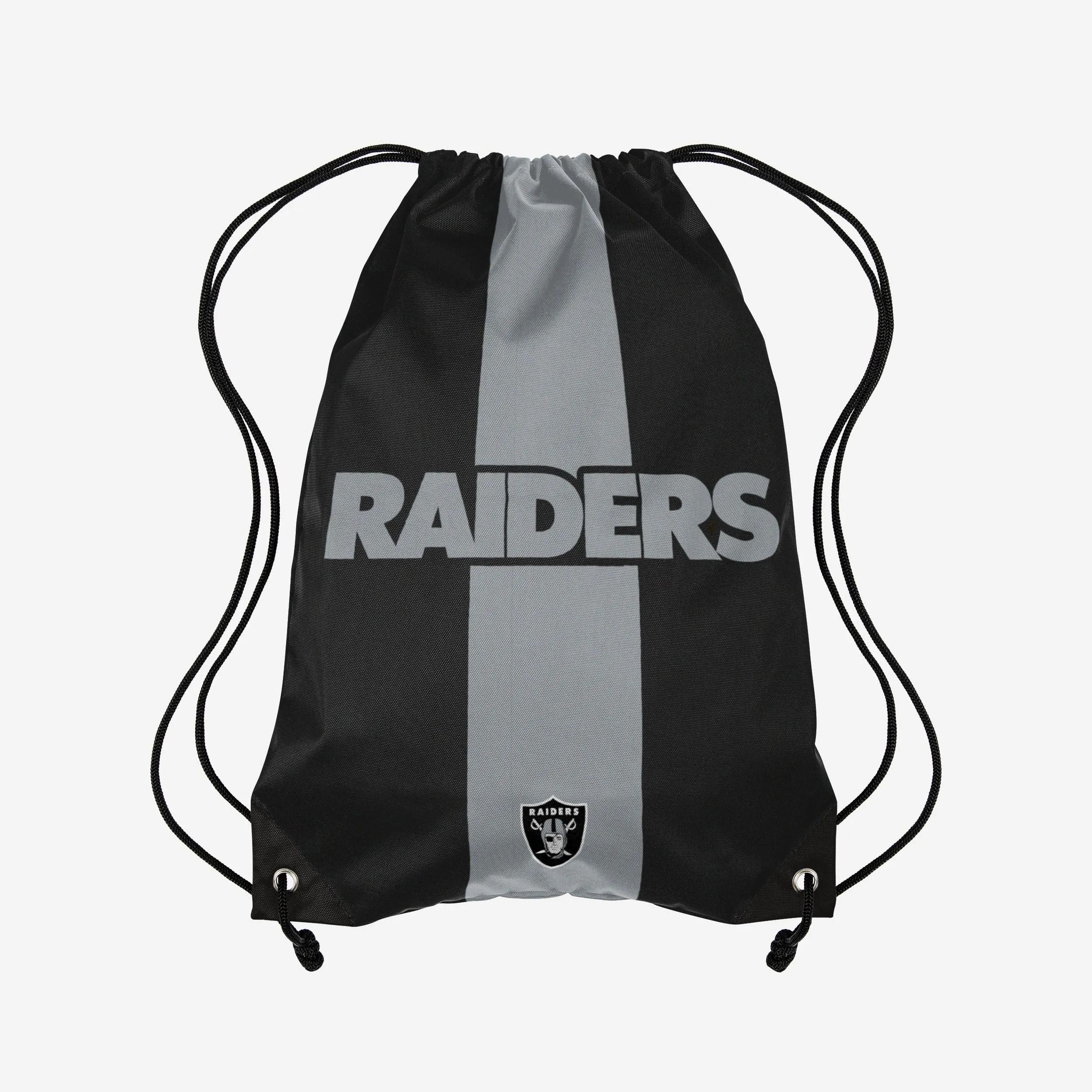 Las Vegas Raiders Team Stripe Wordmark Drawstring Backpack