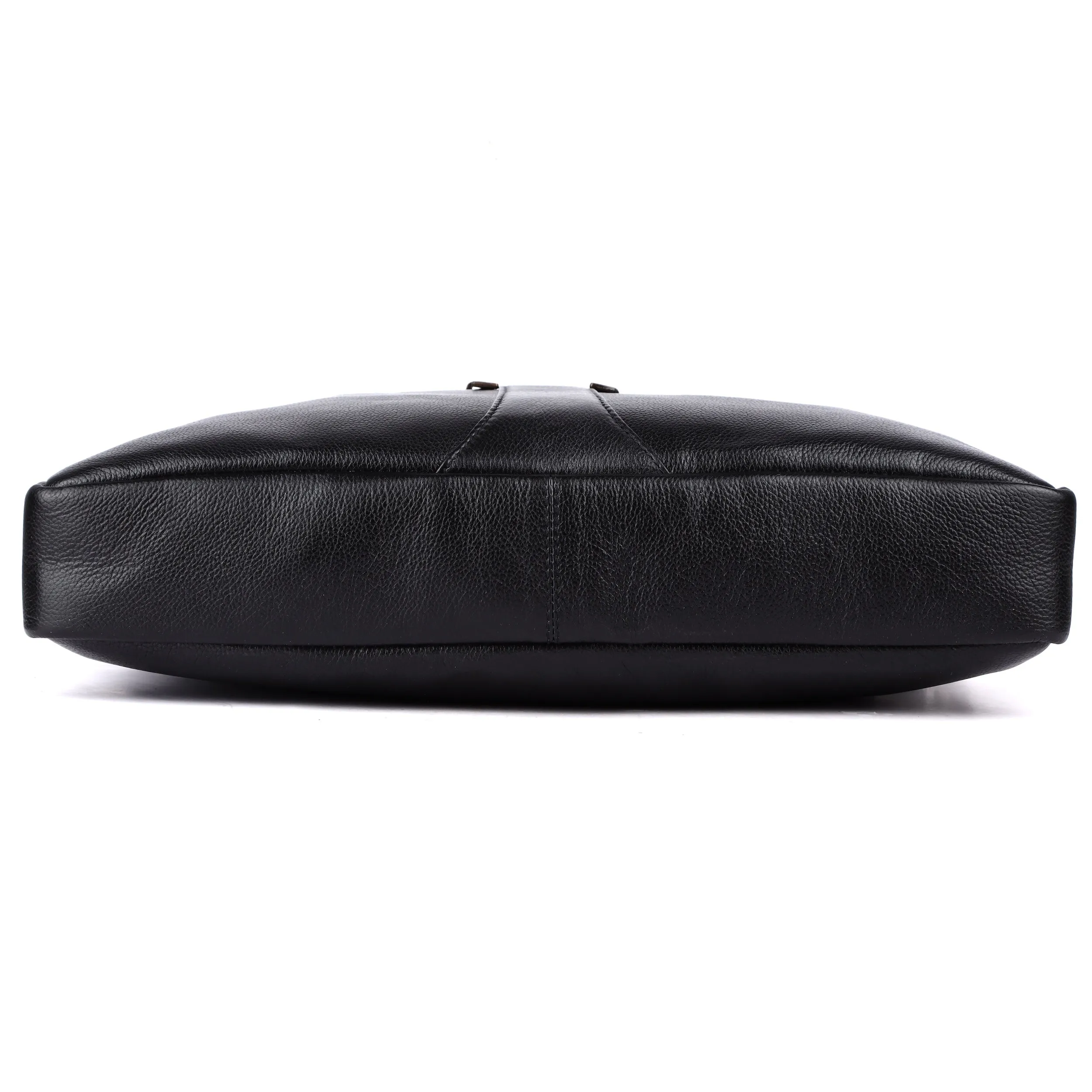 Laveri® Genuine Leather Laptop Messenger bag #2816 Black