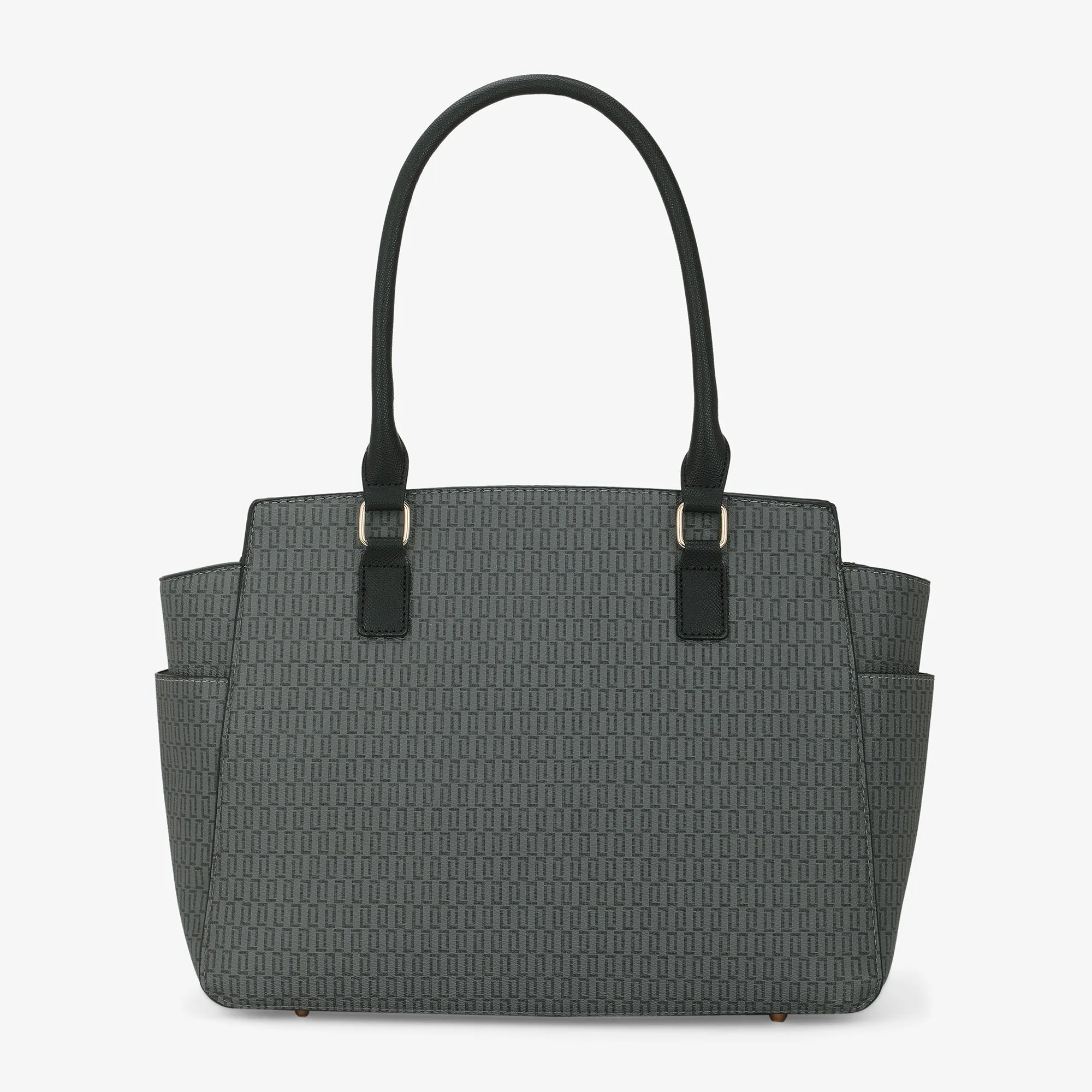 Lavie Luxe Mono Kelly Black Large Women's Tote