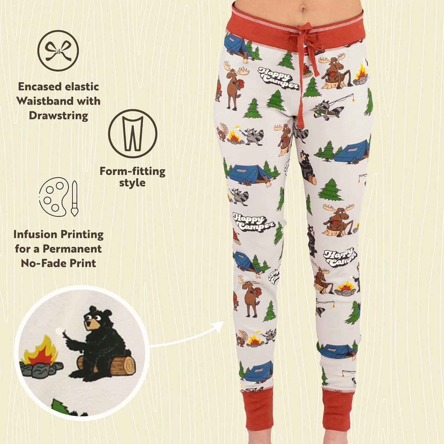 Lazy One Women's Leggings and Tees, Pajama Separates, Cozy Loungewear for Women