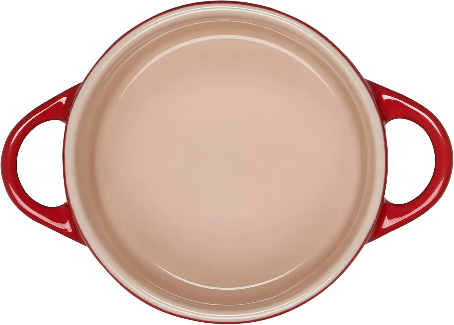 Le Creuset Stoneware Mini Round Cocotte, 8 oz., Cerise