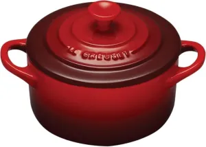 Le Creuset Stoneware Mini Round Cocotte, 8 oz., Cerise