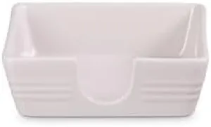 Le Creuset Stoneware Signature Cocktail Napkin Holder, 6 ", Shallot