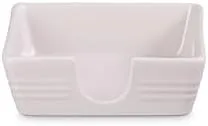 Le Creuset Stoneware Signature Cocktail Napkin Holder, 6 ", Shallot