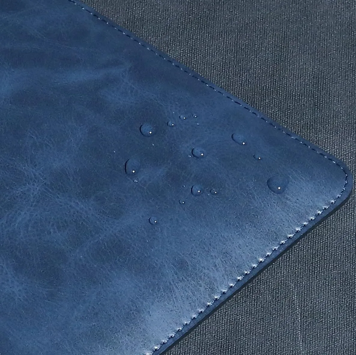 Leather Laptop Sleeve for MacBook Pro 16 Inch M3 M2 Laptop Case,Slim and Durable Waterproof Protective Bag for 15-16 Inch Notebook Computer Cover,Blue
