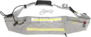 LED Breathable COB Belt Light for Night Hiking Fishing Water Prevent Running Waist Bag Light