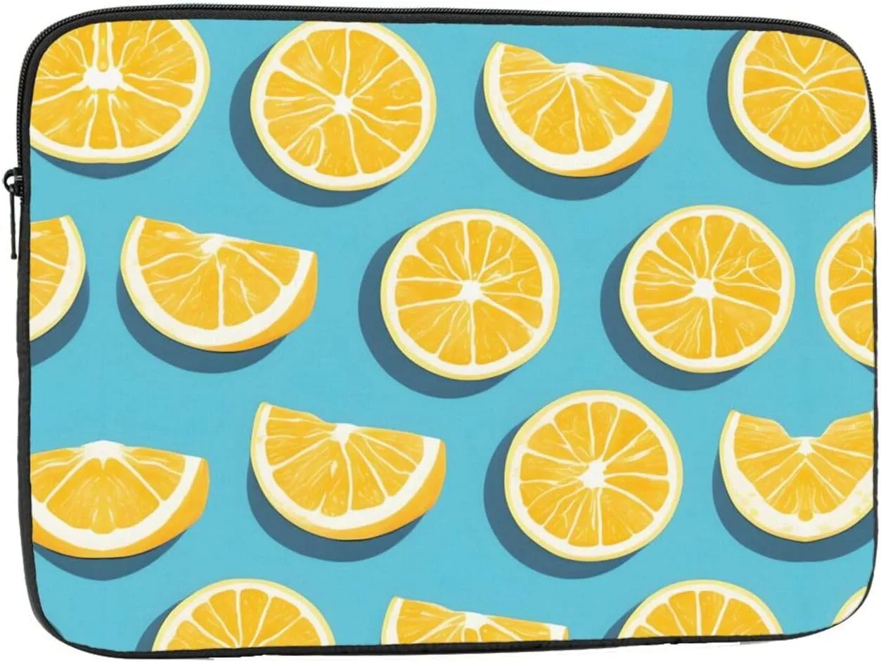 Lemon Wedges Picture Laptop Case - Shockproof Portable Laptop Sleeve Bag for Men and Women Business Travel, School, and Office Daily Use