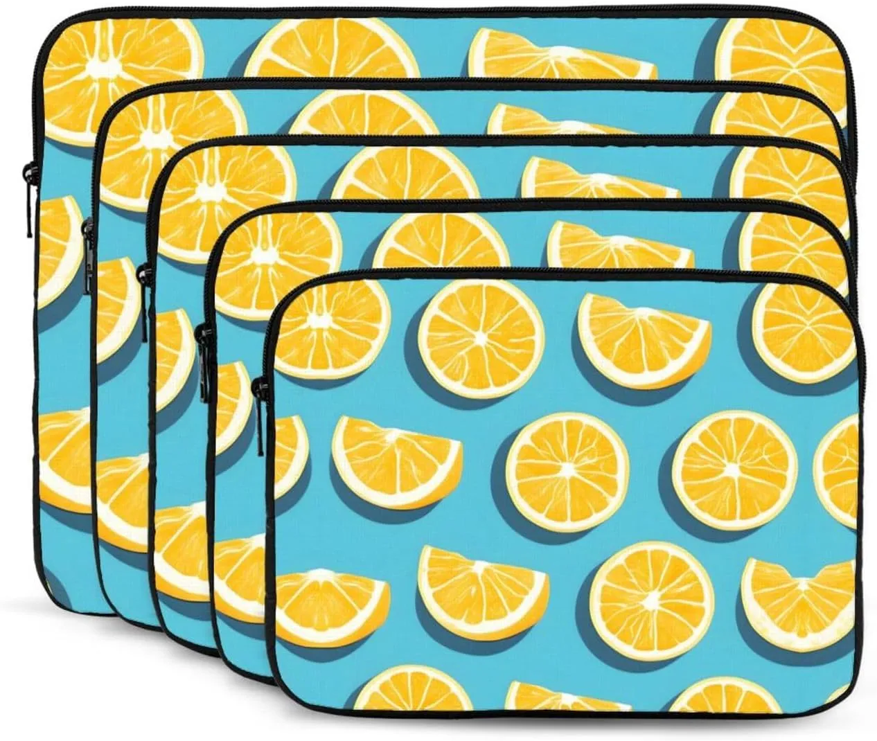 Lemon Wedges Picture Laptop Case - Shockproof Portable Laptop Sleeve Bag for Men and Women Business Travel, School, and Office Daily Use
