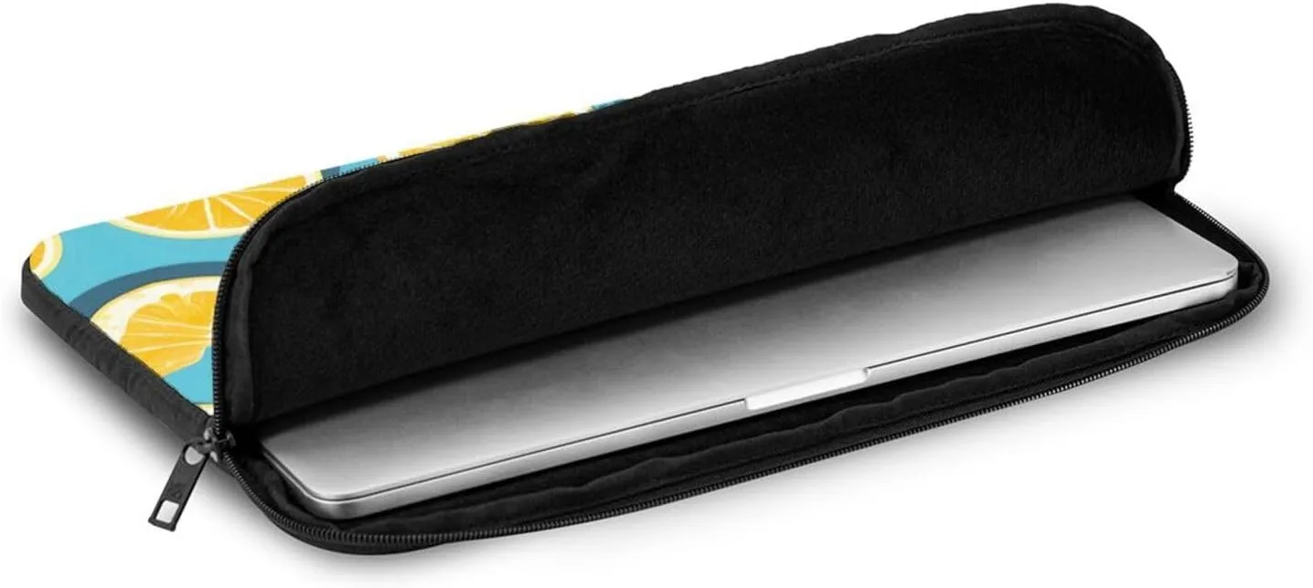 Lemon Wedges Picture Laptop Case - Shockproof Portable Laptop Sleeve Bag for Men and Women Business Travel, School, and Office Daily Use