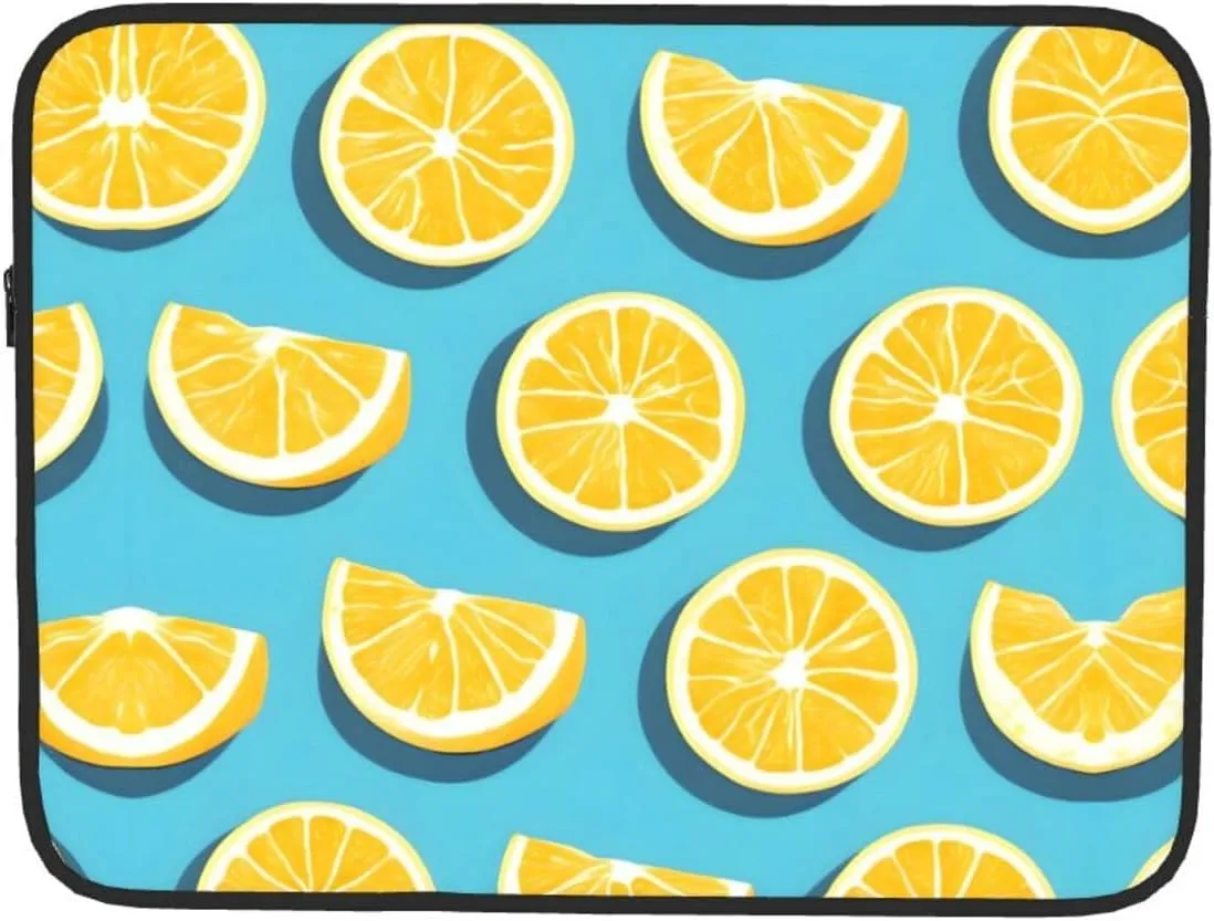 Lemon Wedges Picture Laptop Case - Shockproof Portable Laptop Sleeve Bag for Men and Women Business Travel, School, and Office Daily Use