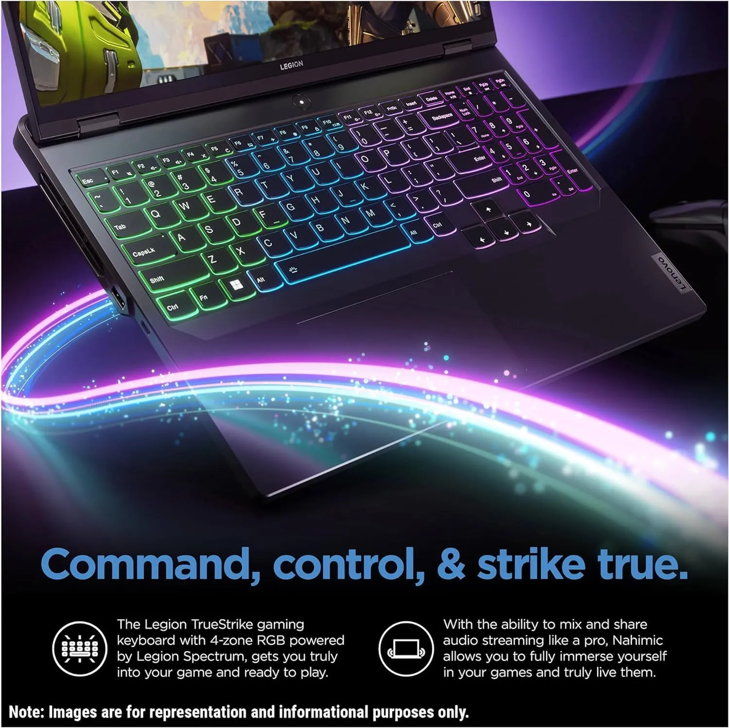 Lenovo Legion 5i Gaming Laptop, 14th Gen Intel 24-Core i9-14900HX, 16" WQXGA(2560x1600) 165Hz, 64GB DDR5 RAM, 1TB SSD, GeForce RTX 4060(TGP 140W), RGB Backlit KB, W/ 128GB PSD, Windows 11 PRO