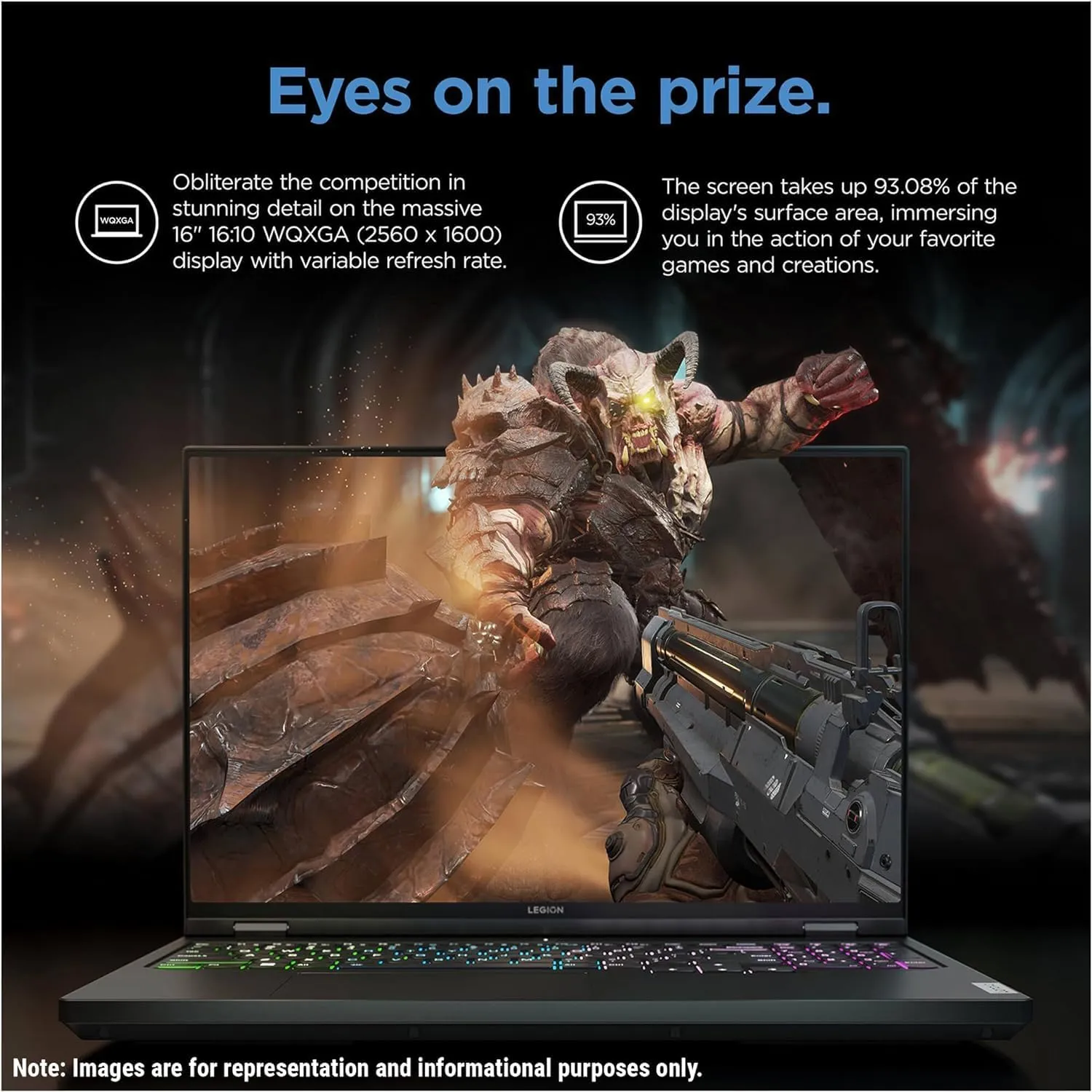 Lenovo Legion 5i Gaming Laptop, 14th Gen Intel 24-Core i9-14900HX, 16" WQXGA(2560x1600) 165Hz, 64GB DDR5 RAM, 1TB SSD, GeForce RTX 4060(TGP 140W), RGB Backlit KB, W/ 128GB PSD, Windows 11 PRO