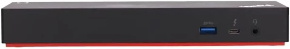 Lenovo USA ThinkPad Thunderbolt 3 Dock Gen 2 135W (40AN0135US) Dual UHD 4K Display Capability, 2 HDMI, 2 DP, USB-C, USB 3.1, Black