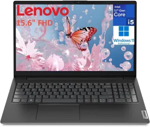 Lenovo V15 G3 Laptop Computer for Business and Student, 40GB DDR4 RAM, 1TB PCIe SSD, 15.6" FHD, 12th Gen Intel 10-Core i5-1235U (Beat i7-1195G7), WiFi, Type-C, HDMI, Black, Windows 11 Pro, Vent-Hear