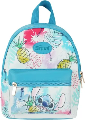 Lilo & Stitch Stitch With Pineapple Faux Leather 11.5" Mini Backpack