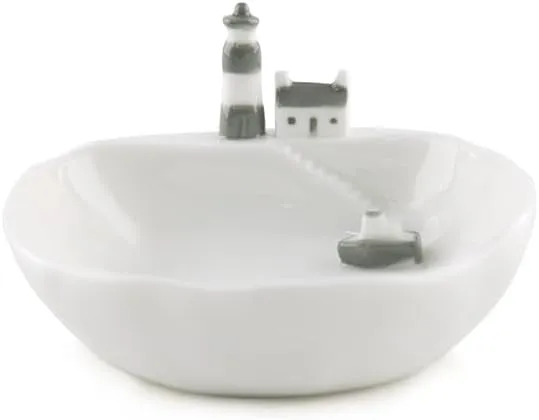 Little Houses on the Bowl Decorative Small Home Storage Dish - Harbour Side