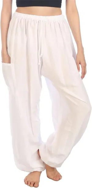 LOFBAZ Harem Pants for Women S-4XL Plus Yoga Boho Hippie Beach Travel Lounge PJs