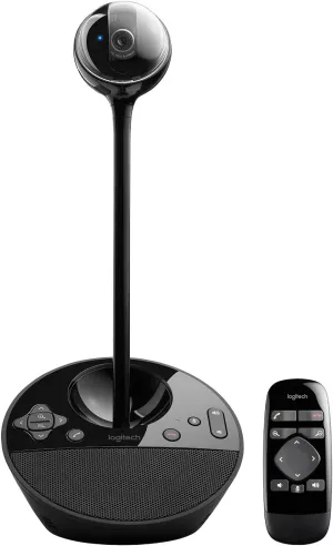 Logitech BCC950 Desktop Video Conferencing Solution, Full HD 1080p B23 Video Calling, Hi-Definition Webcam, Speakerphone with Noise-Reducing Mic, For Skype, WebEx, Zoom PC/Mac/Laptop/Macbook - Black