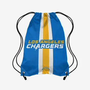 Los Angeles Chargers Team Stripe Wordmark Drawstring Backpack
