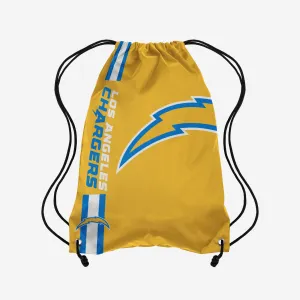 Los Angeles Chargers Yellow Alternate Color Big Logo Drawstring Backpack