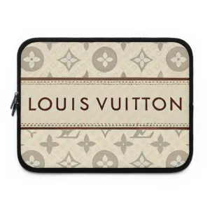 Louis Vuitton Inspired Laptop Sleeve - Stylish and Protective Case for Laptops