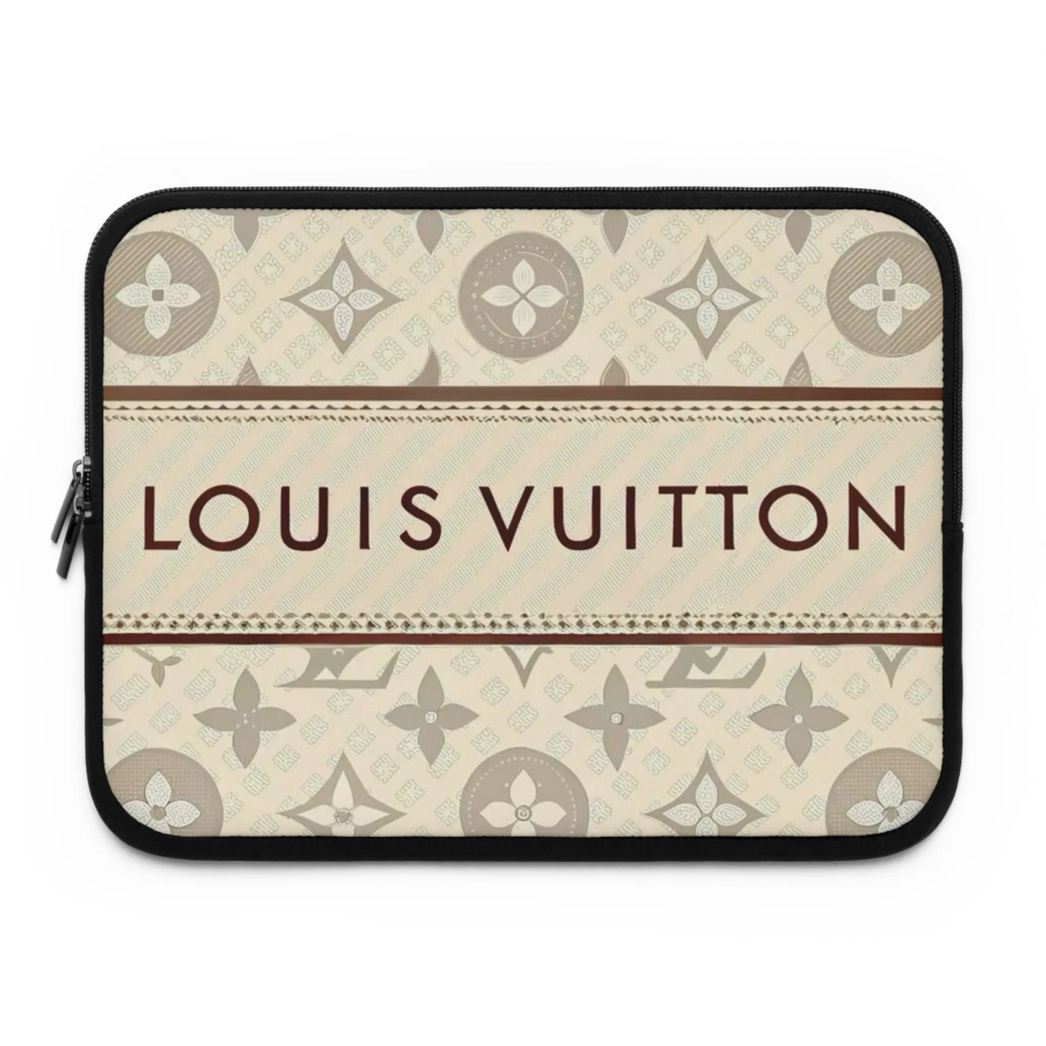 Louis Vuitton Inspired Laptop Sleeve - Stylish and Protective Case for Laptops