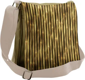Lunarable Exotic Messenger Bag, Tropic Sticks Illustration, Unisex Cross-body