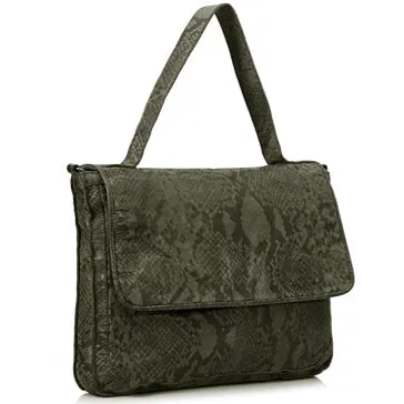 Lyon Exotic Satchel Bag