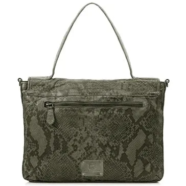 Lyon Exotic Satchel Bag