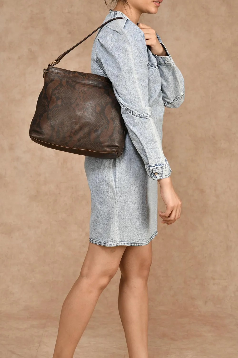 Lyon Exotic Shoulder Bag