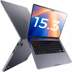 MAGIC JOHN for MacBook Air 15 inch Case, 2023 M2/ 2024 M3/ 2025 M4, Protective Hard Shell Matte Cover, Cooling Design, Anti-Cracking, Scratch-Proof & Anti-Fingerprint, Matte Clear
