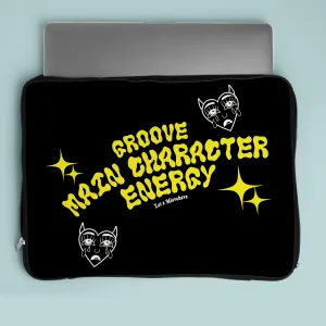 Main character energy Strapped laptop sleeves