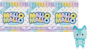 Mallo Mallo Mini Collectible Plush Stuffed Animals, Blind Collectible 3-pack, Kids Toys for Ages 3 Up by Just Play