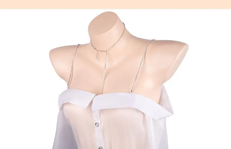 Manyan Sexy Underwear Sexy Suspenders Shoulder Professional Secretary Hip Uniform Suit 9684