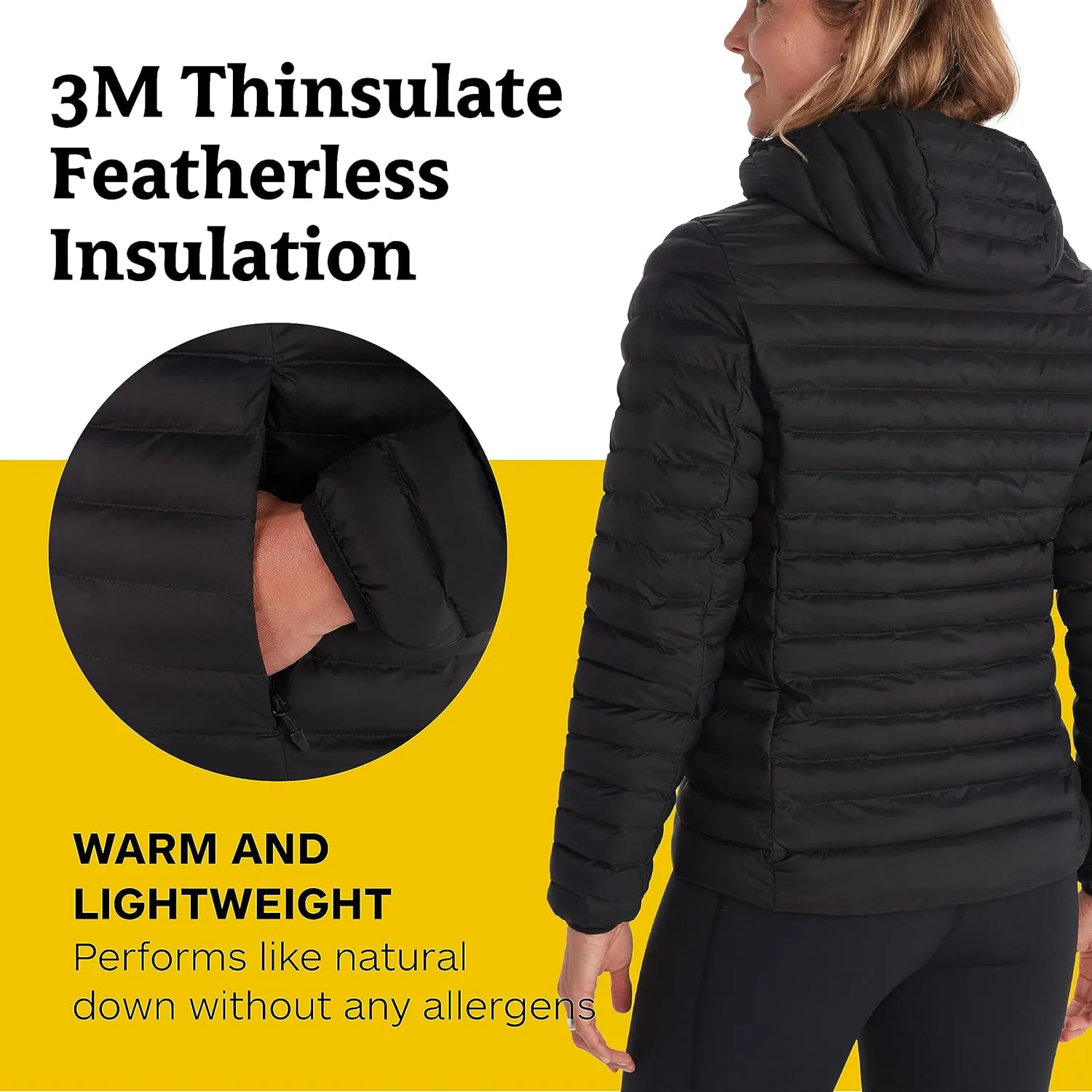 MARMOT Women's Echo Featherless Hoody - Lightweight Down-Alternative Puffer Jacket with Hood