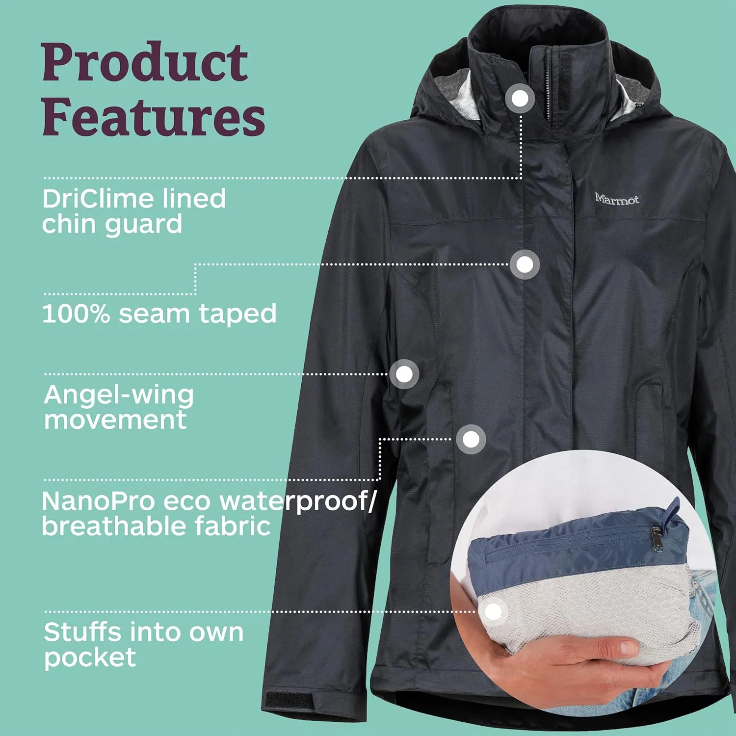 MARMOT Women's Precip Eco Jacket