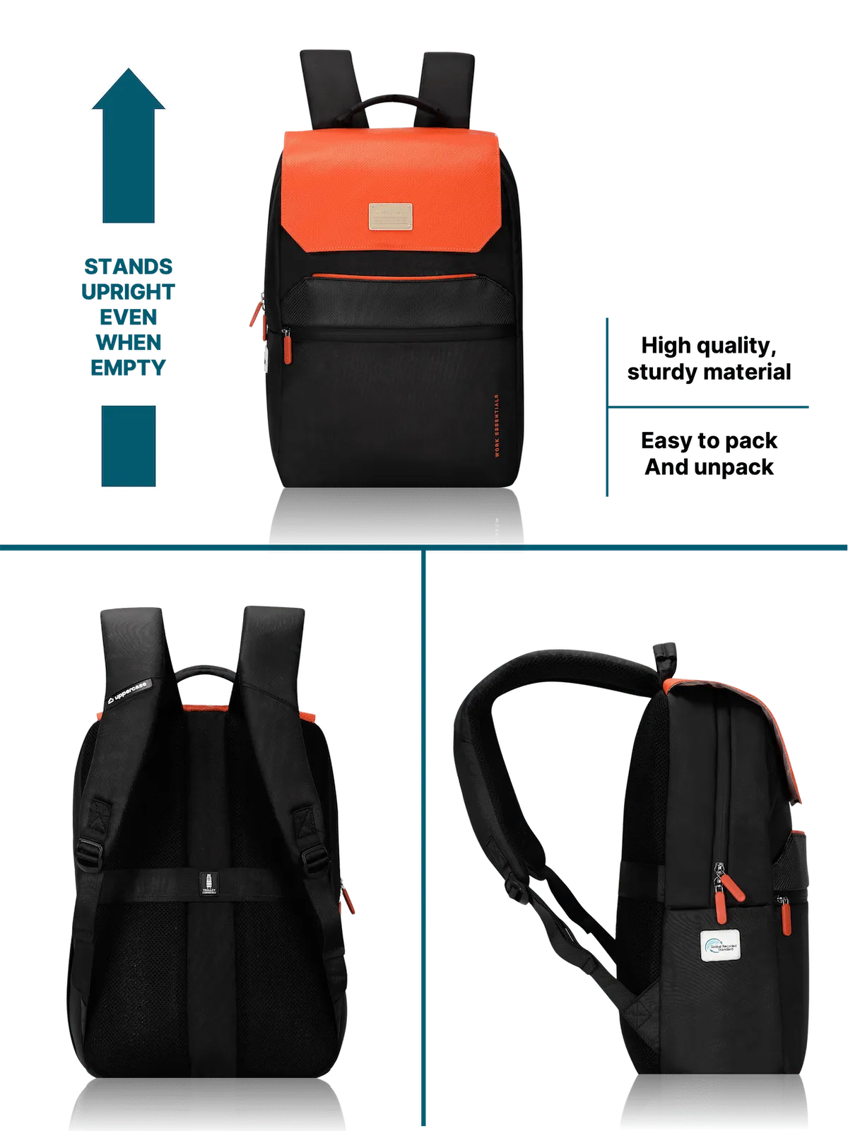 Matrix Orange and Black Backpack