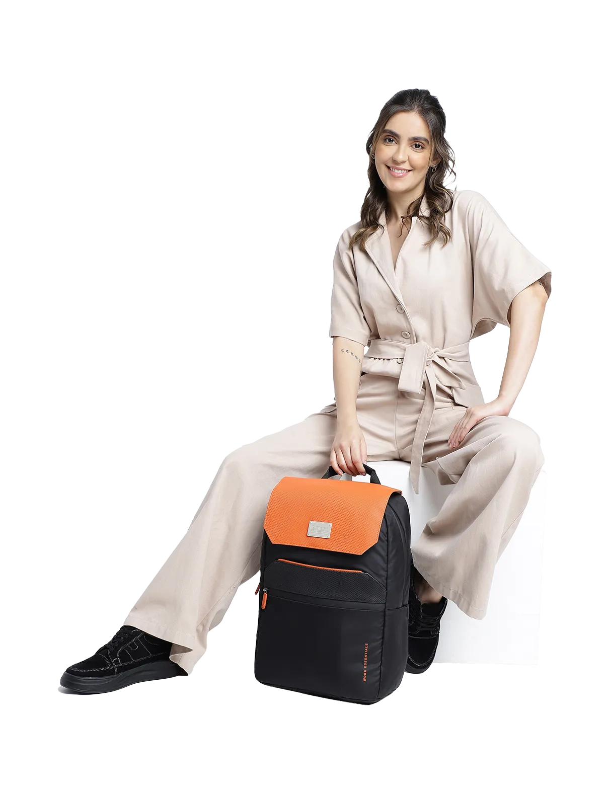 Matrix Orange and Black Backpack