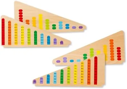 Melissa & Doug Add & Subtract Abacus - Educational Toy With 55 Colorful Beads and Sturdy Wooden Construction, 3 - 6 years