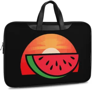 Melon Vintage Sunset Sunrise Laptop Sleeve Bag Protective Case Handbag With Shoulder Strap for Computer 10-17 Inch