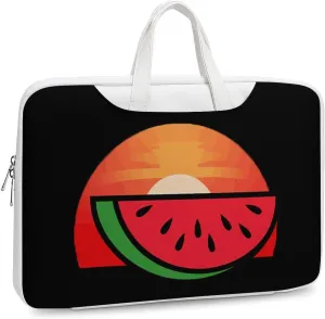 Melon Vintage Sunset Sunrise Laptop Sleeve Bag Protective Case Handbag With Shoulder Strap for Computer 10-17 Inch