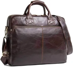 Men's Briefcase Mens Business Briefcase Large Shoulder Handbags for Work Office Travel