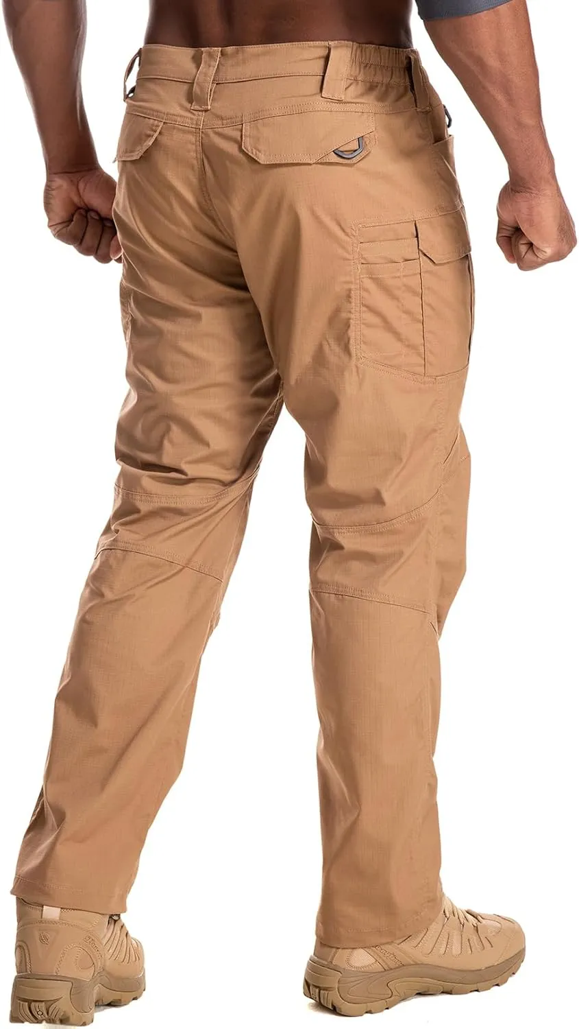 Men's Cargo Pants Ripstop Water Resistant Tactical Pants Lightweight Stretch Hiking Work Pants Outdoor Gear